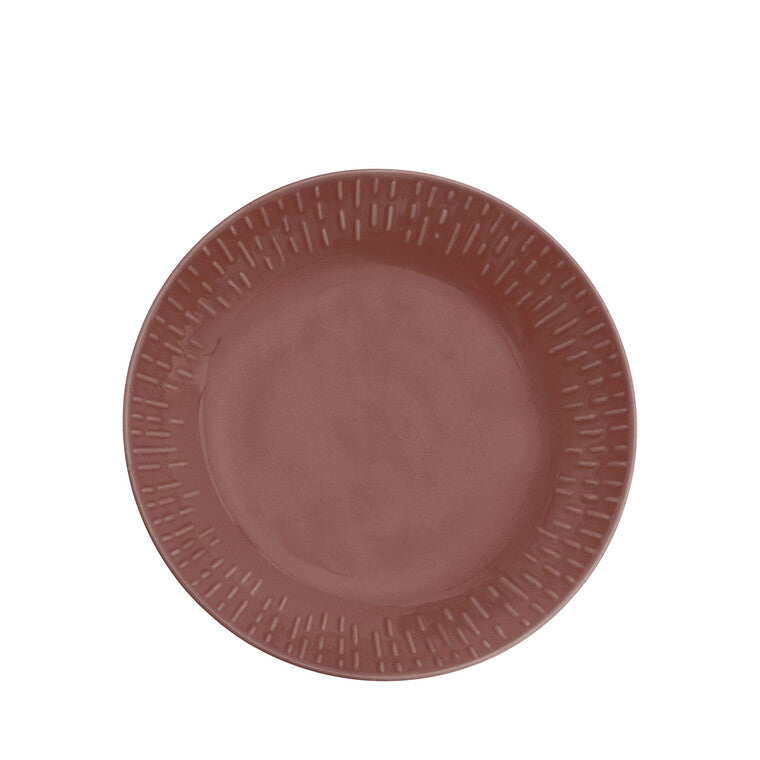 Confetti pastatallerken bordeaux